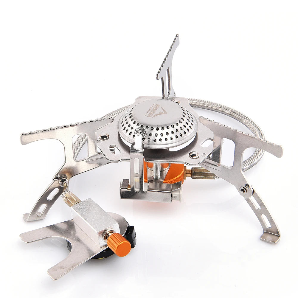 Widesea Camping Gas Stove Outdoor Tourist Burner Strong Fire Heater Tourism Cooker Survival Furnace Supplies Equipment Picnic