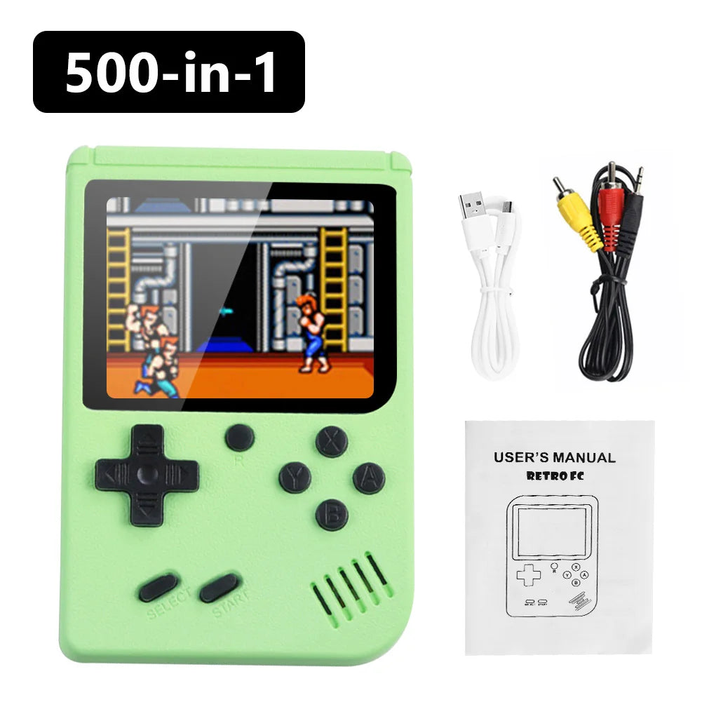 500 Games In One Portable Mini Electronic Video Game Player Kids Electronic Game Toy For Children Handheld Game Console