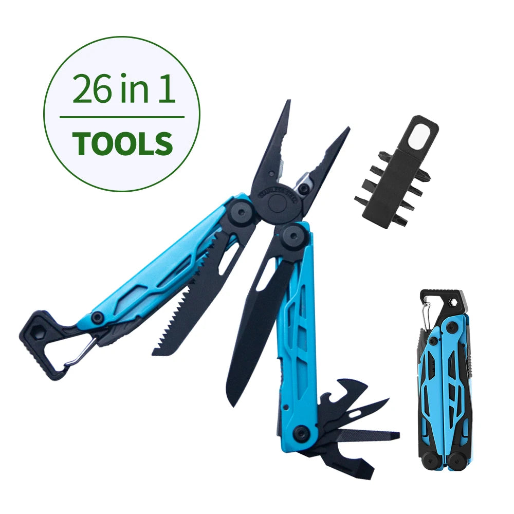 Multi-tool Pliers Camping tool EDC knife, bottle opener Outdoor hiking multi-tool screw head, father men's holiday gift