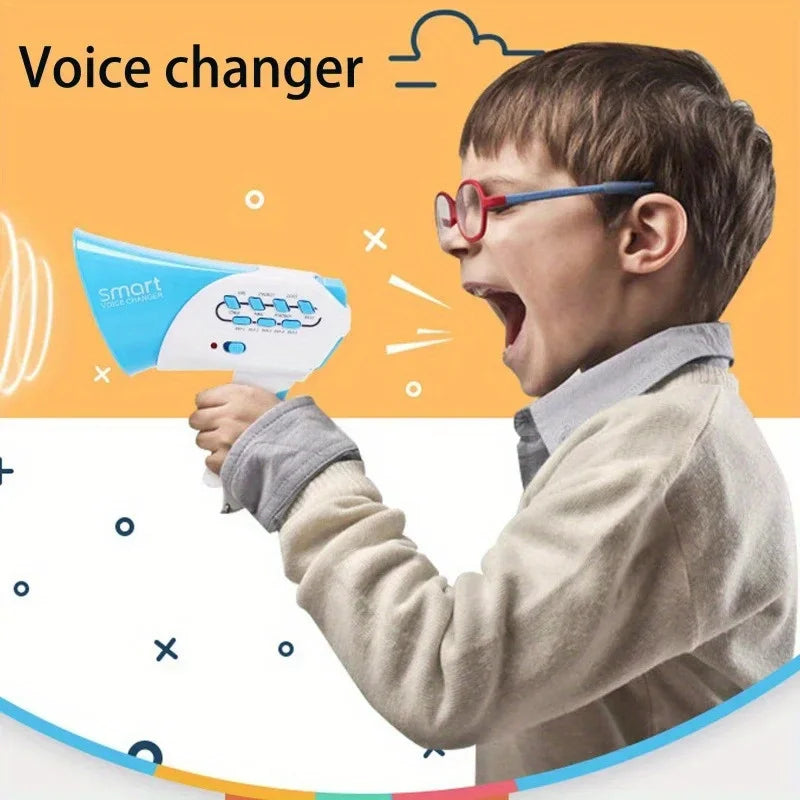 Children Voice Changer Loudspeaker Toy, Electric Megaphone Roleplay Prank Props, Electronic Gift Xmas Party Toy