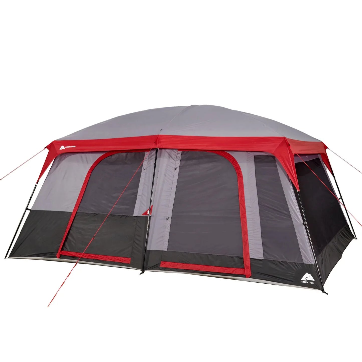 Ozark Trail 12-Person Cabin Tent, with Convertible Screen Room