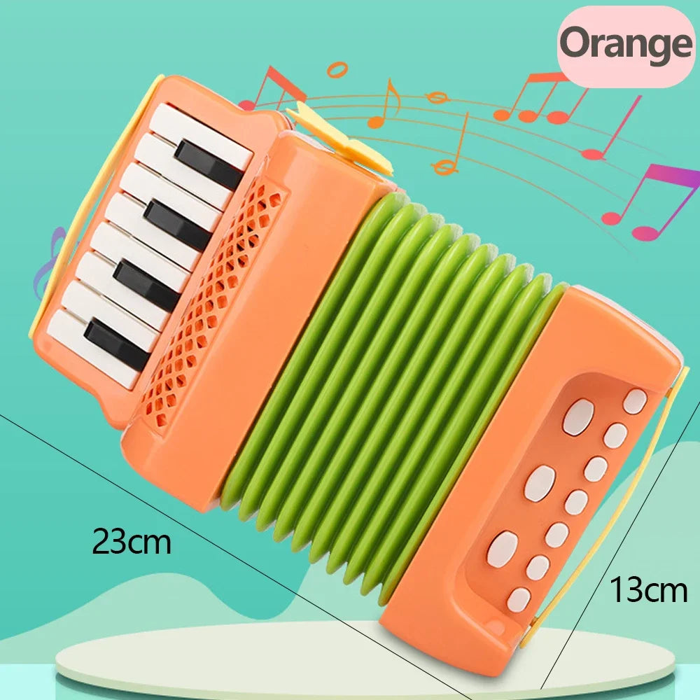 Accordion for Kids Musical Indoor and Outdoor Playing Musical Instrument Educational Toys Gifts for Toddlers Boys Girls