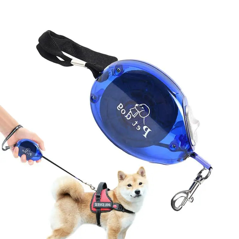 Dog Leash 2.5m Durable Leash Automatic Retractable Nylon Cat Lead Extension Puppy Walking Running Lead Roulette For Dogs