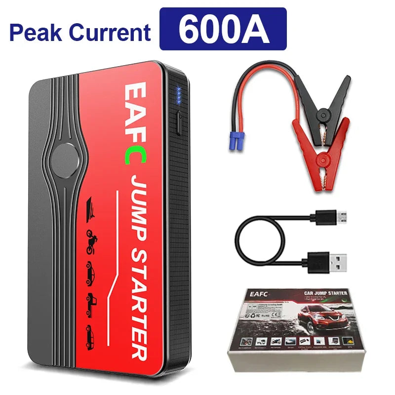 Car Jump Starter 2000A Power Bank Portable Car Battery Charger for 12V Auto Starting Device Petrol Diesel Emergency Booster