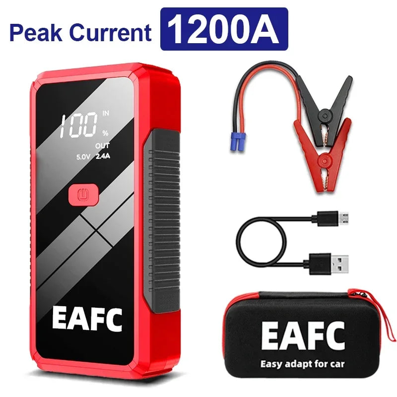 Car Jump Starter 2000A Power Bank Portable Car Battery Charger for 12V Auto Starting Device Petrol Diesel Emergency Booster