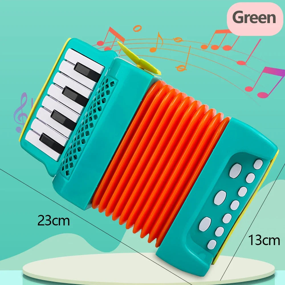 Accordion for Kids Musical Indoor and Outdoor Playing Musical Instrument Educational Toys Gifts for Toddlers Boys Girls