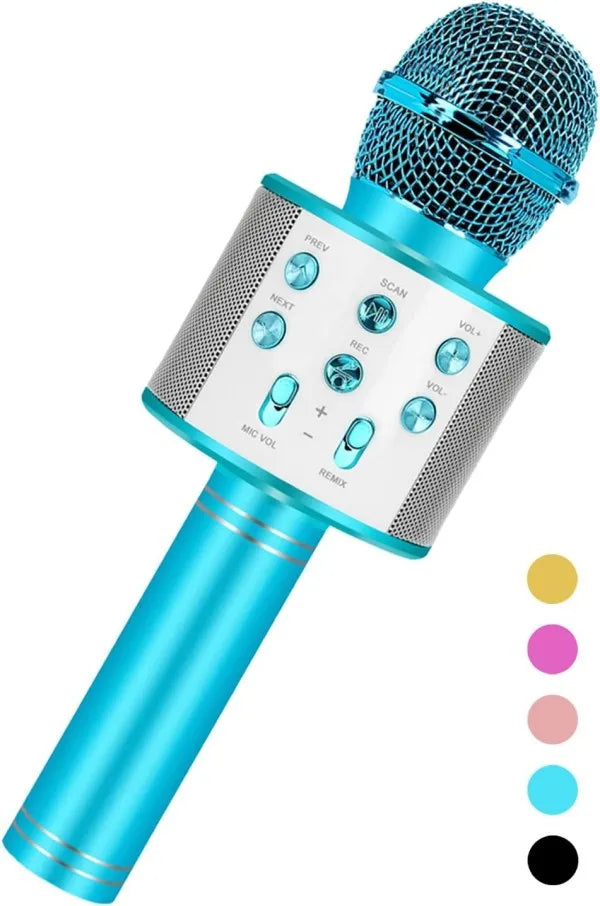 Fun Toys for 4-15 Year Old Girls, Handheld Karaoke Microphone for Kids Birthday Xmas Gifts for 8 9 10 11 Years Old Boys Girl