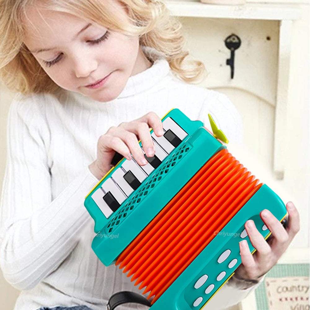 Accordion for Kids Musical Indoor and Outdoor Playing Musical Instrument Educational Toys Gifts for Toddlers Boys Girls