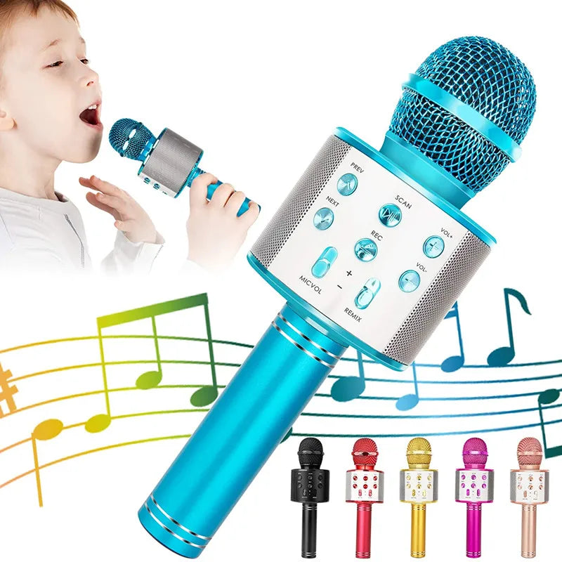 Fun Toys for 4-15 Year Old Girls, Handheld Karaoke Microphone for Kids Birthday Xmas Gifts for 8 9 10 11 Years Old Boys Girl