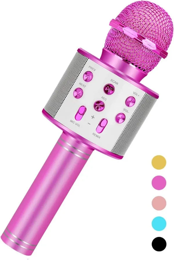 Fun Toys for 4-15 Year Old Girls, Handheld Karaoke Microphone for Kids Birthday Xmas Gifts for 8 9 10 11 Years Old Boys Girl