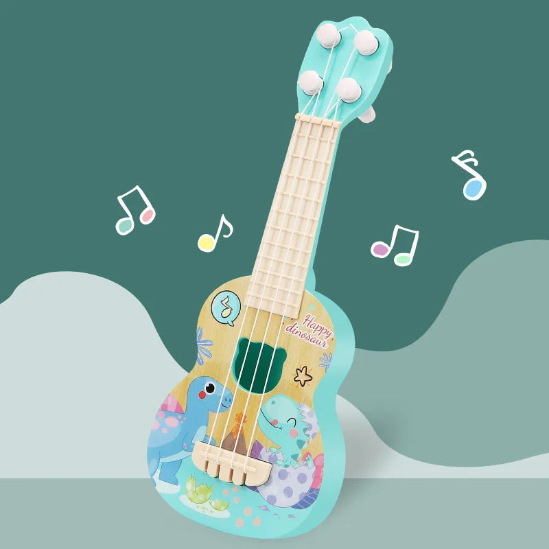 Ukulele Kids Guitar Toy Girl Boy Beginners Mini Guitar Instrument Can Play Music Simulation Toy Birthday Gift