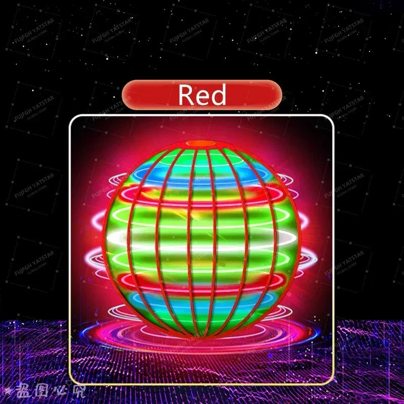 Flying Ball Suspension Color LED Automatic Boomerang Ball Black Tech Magic Ball Flying Toys Gyroscopic Anti-Gravity For Children