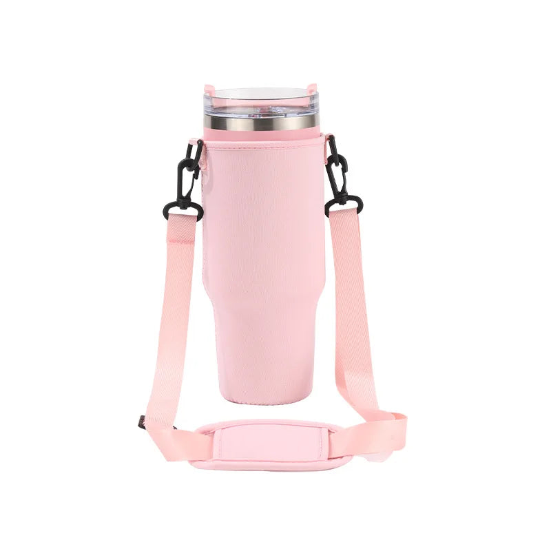 New 40oz/30oz Ice Brave Cup Set Water Cup Set Diving Material Cup Oblique Straddle Bag Stanley Cow Pattern Handle Water Bottle