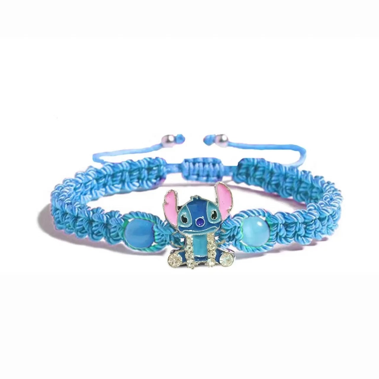 New Disney Stitch Woman Bracelet Cartoon Lilo & Stitch Anime Figure Print Cute Wristand Present Kids Toys Girls Christmas Gift