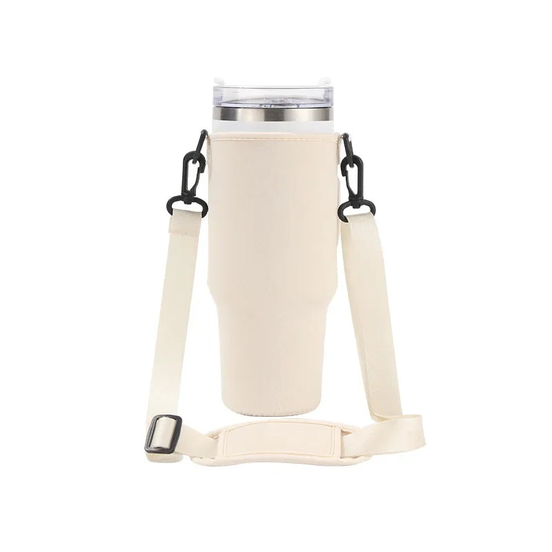 New 40oz/30oz Ice Brave Cup Set Water Cup Set Diving Material Cup Oblique Straddle Bag Stanley Cow Pattern Handle Water Bottle