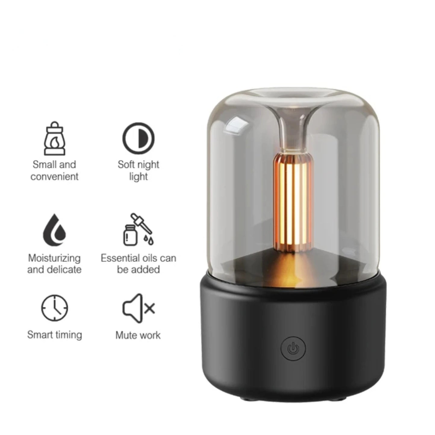 New Fragrant Mini USB Aromatherapy Essential Oil Diffuser with Ultrasonic Air Humidifier for Bedroom Use