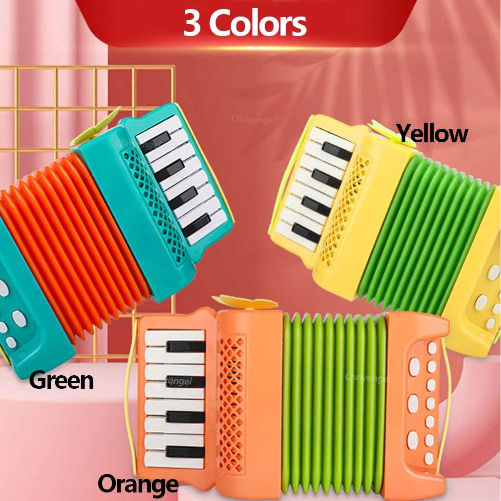 Accordion for Kids Musical Indoor and Outdoor Playing Musical Instrument Educational Toys Gifts for Toddlers Boys Girls