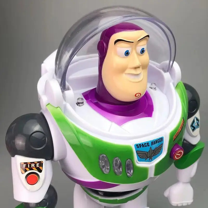 Disney 33cm Pixar Toy Story 4 Buzz Lightyear Talking Action Figures Cloth Body Model Doll Limited Collection Ornament Toys Gift