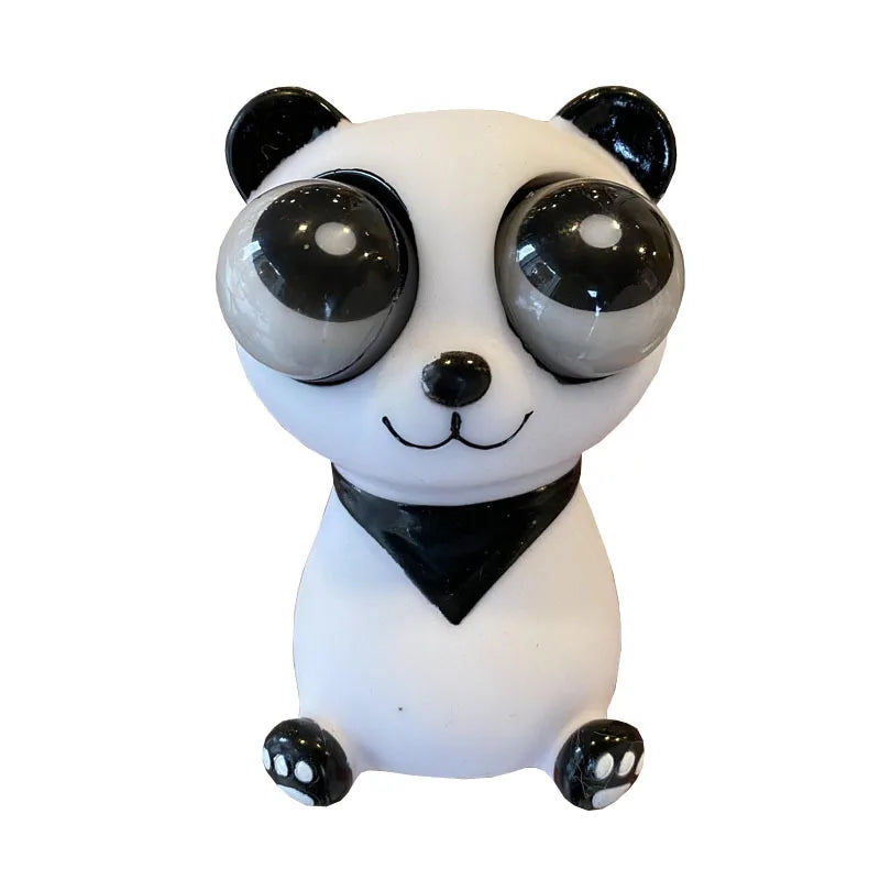 Funny Squeezing Panda Doll Eyeball Bursting Toy Kneading Green Insect Fidget Anti Stress Toys for Adult Children Interactive Toy