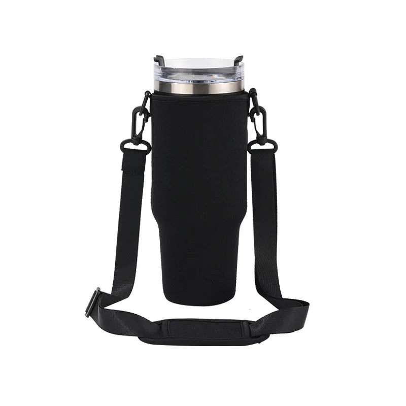 New 40oz/30oz Ice Brave Cup Set Water Cup Set Diving Material Cup Oblique Straddle Bag Stanley Cow Pattern Handle Water Bottle