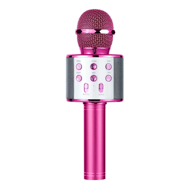 Kids Microphone Toys for Singing, Wireless Bluetooth Karaoke Microphone for Adults, Toys for Boys Girls  Birthday Party Gift