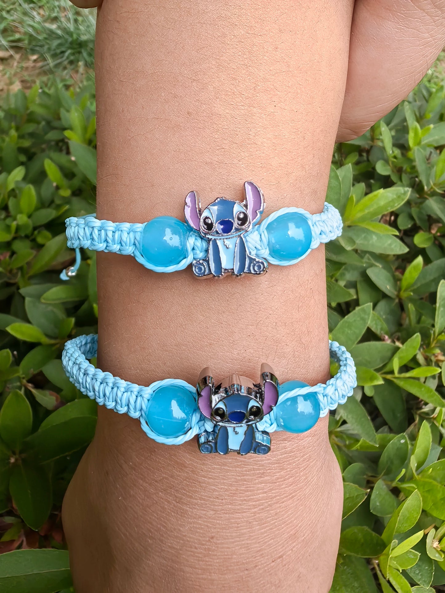 New Disney Stitch Woman Bracelet Cartoon Lilo & Stitch Anime Figure Print Cute Wristand Present Kids Toys Girls Christmas Gift